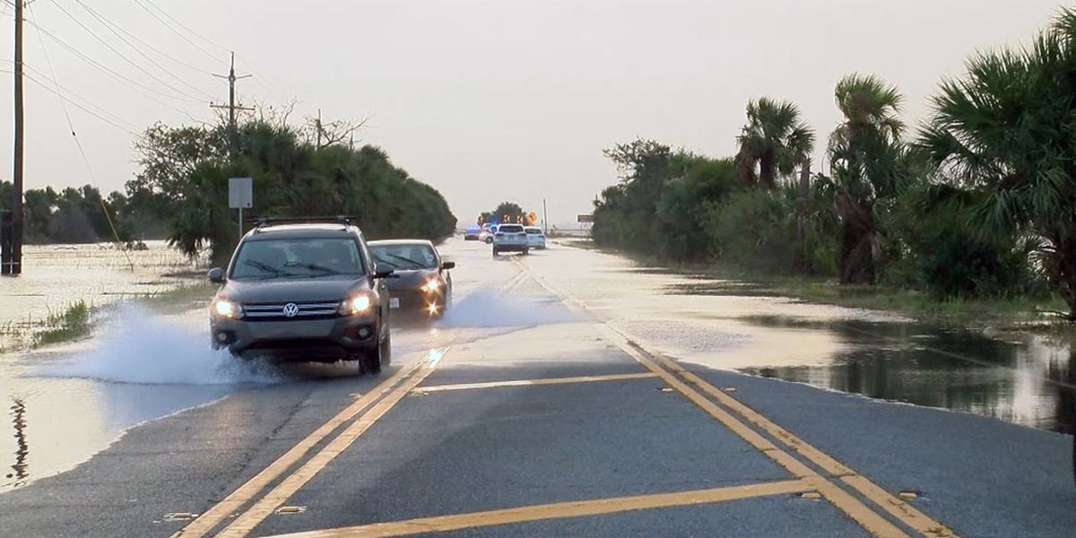 Flooding on Tybee Road