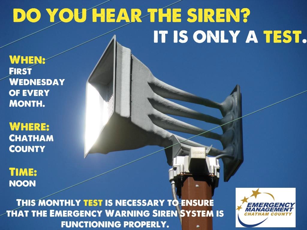 Siren Test at Noon