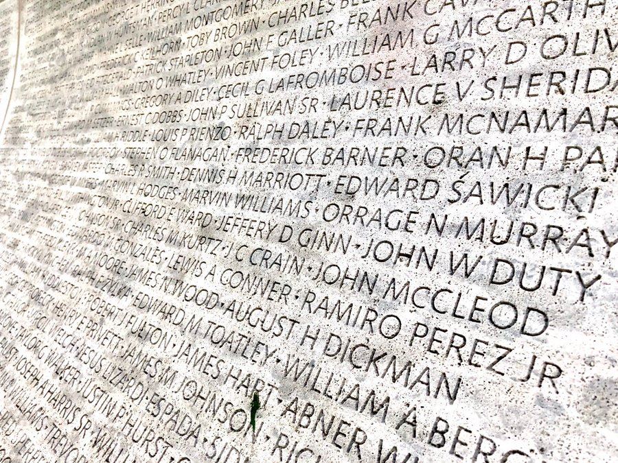 Police Memorial Wall in Washington, DC