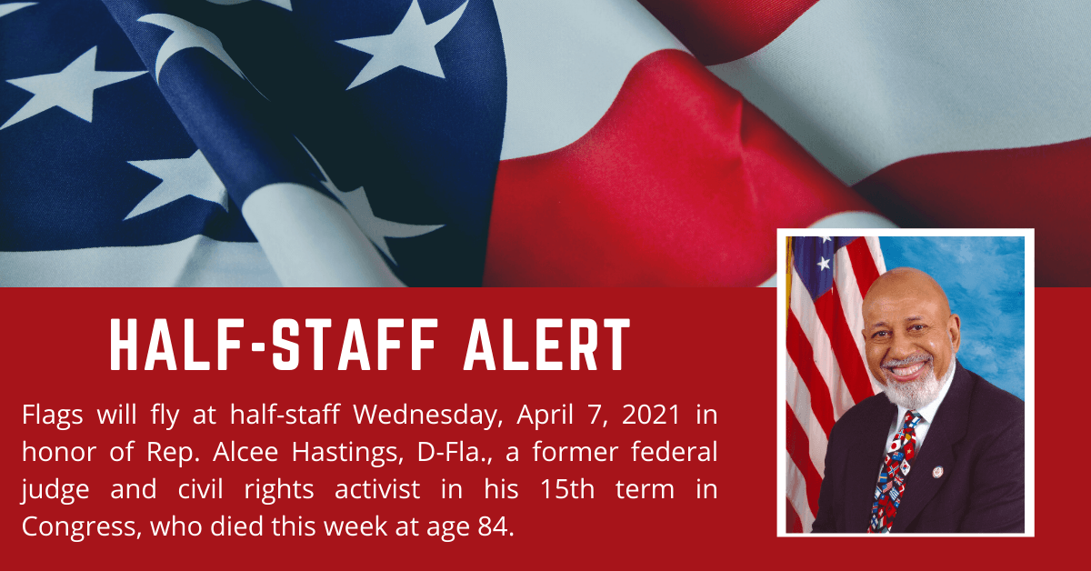 Half-Staff Alert