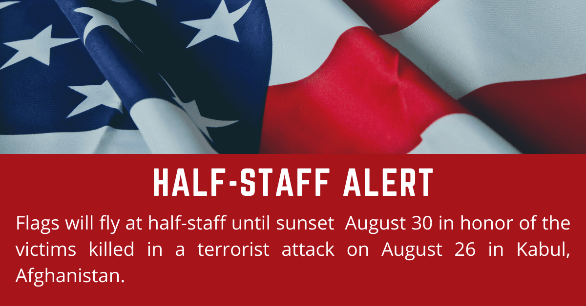 half-staff alert 82721