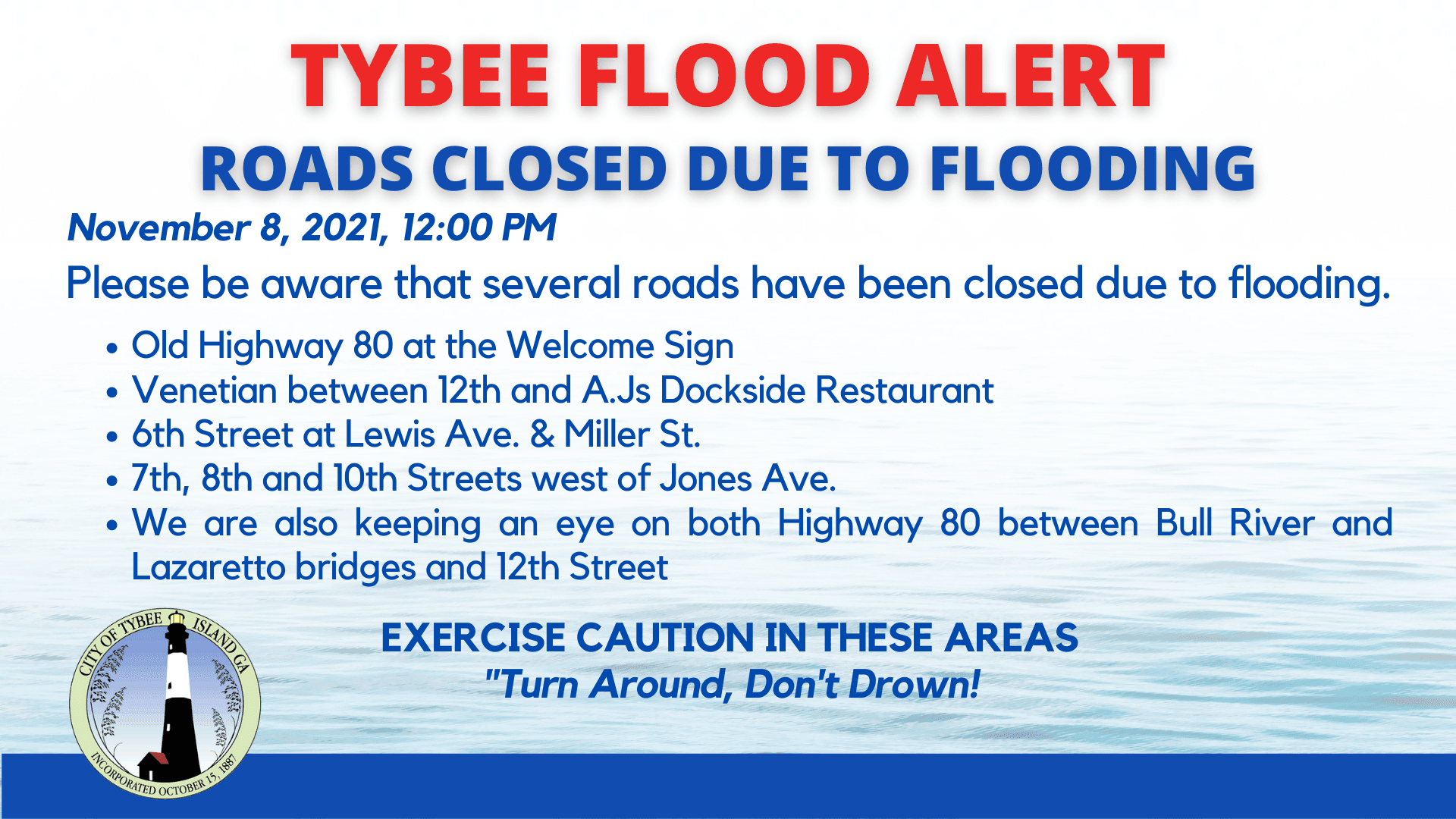 Flood Alert 11-8-21