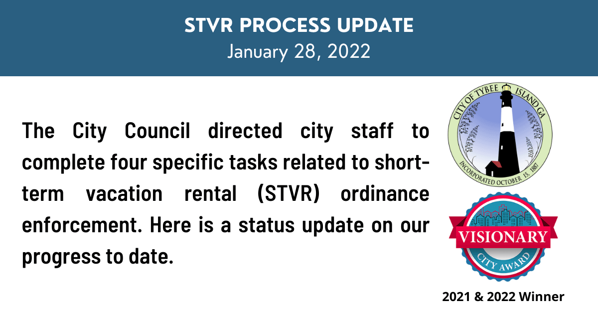 STVR Status update 1-28-22