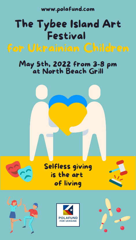 Tybee Island Art Festival for Ukrainian Children