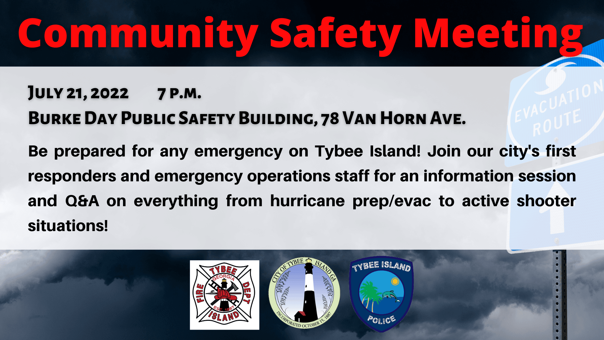 Community Safety Day-FB Ad