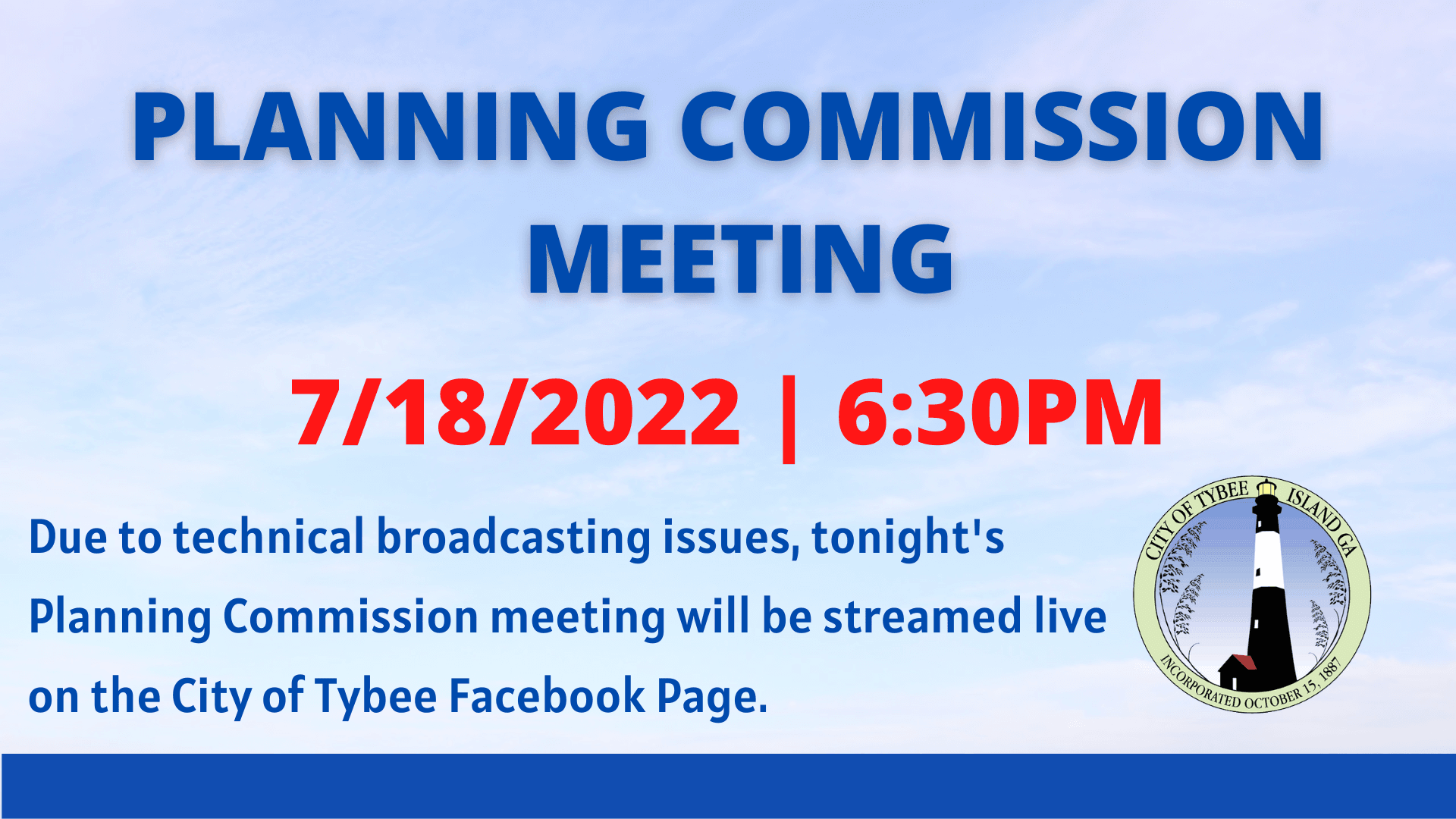 Planning Commission Meeting Update
