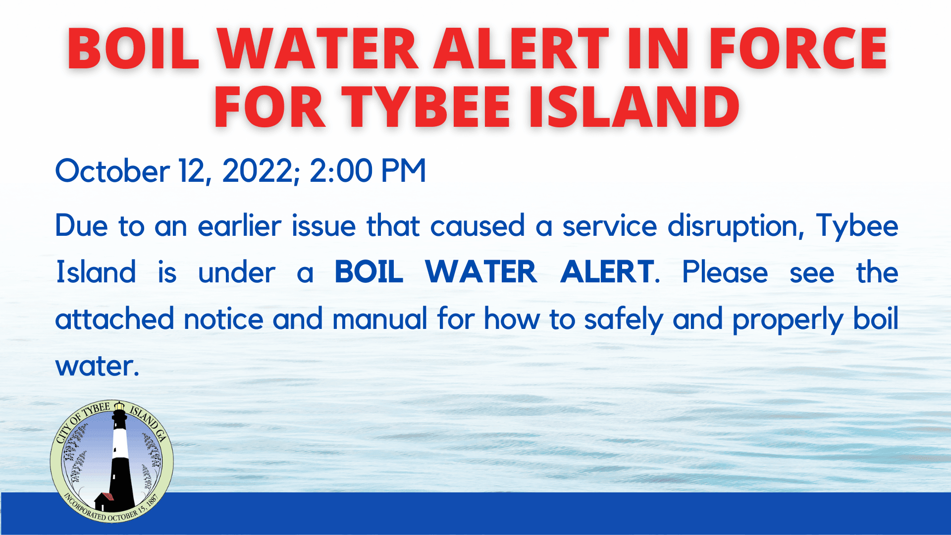 Copy of water outage