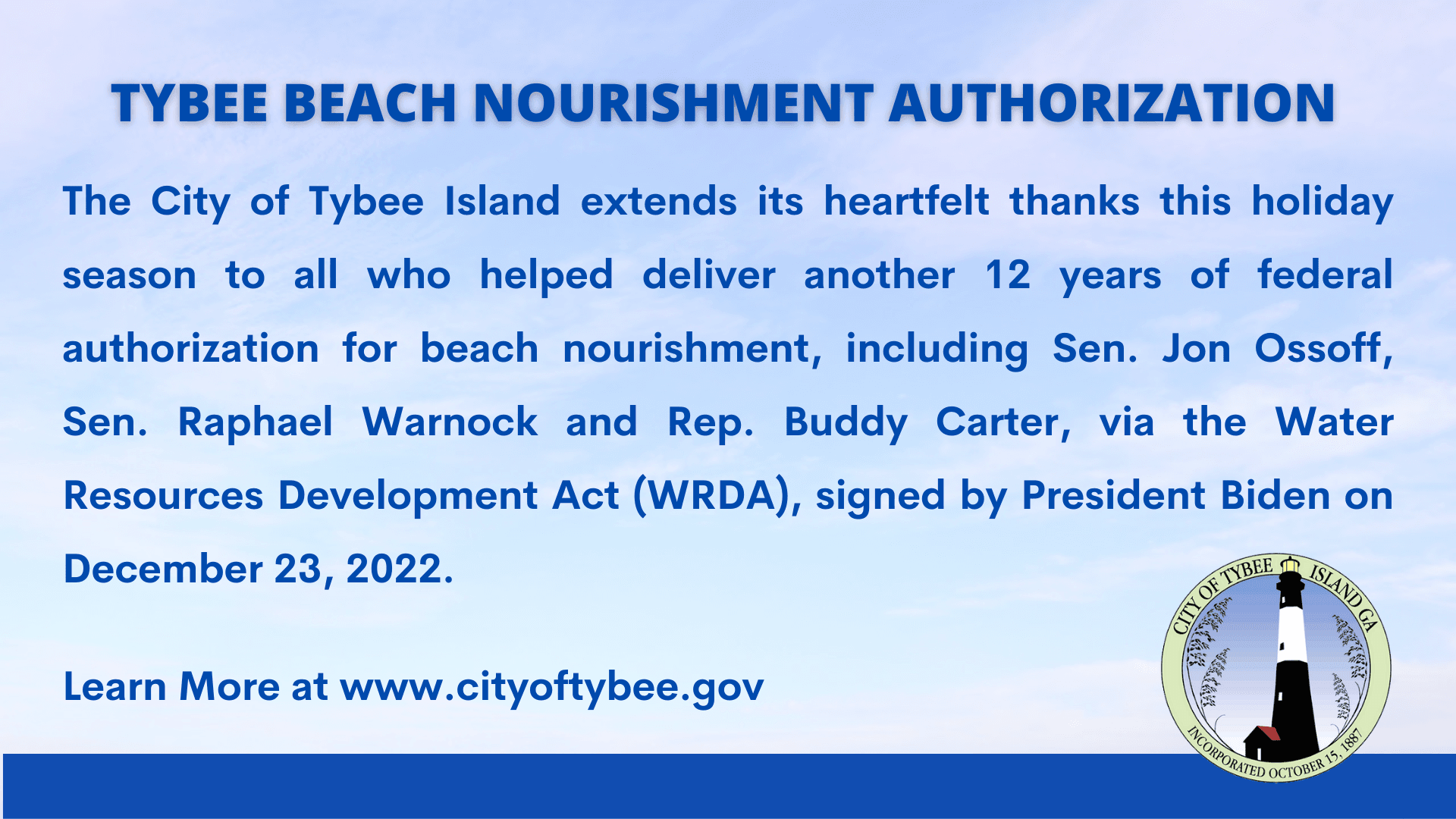 Beach Nourishment Authorization