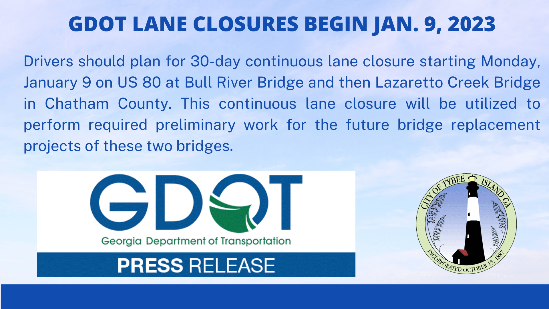 lane closures