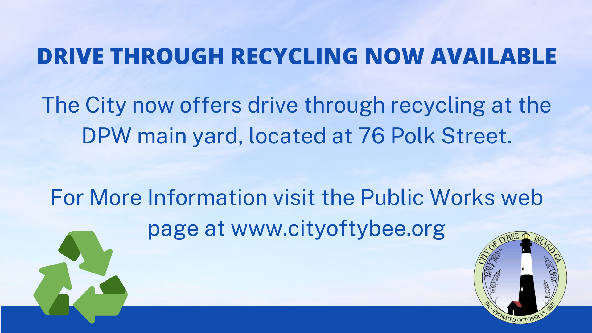 drive thru recycling